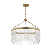 Maxim 38422 Jolie 1-lt 24" LED Pendant, 3CCT Selectable - Natural Aged Brass