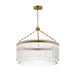 Maxim 38422 Jolie 1-lt 24" LED Pendant, 3CCT Selectable - Natural Aged Brass