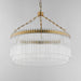 Maxim 38422 Jolie 1-lt 24" LED Pendant, 3CCT Selectable - Natural Aged Brass