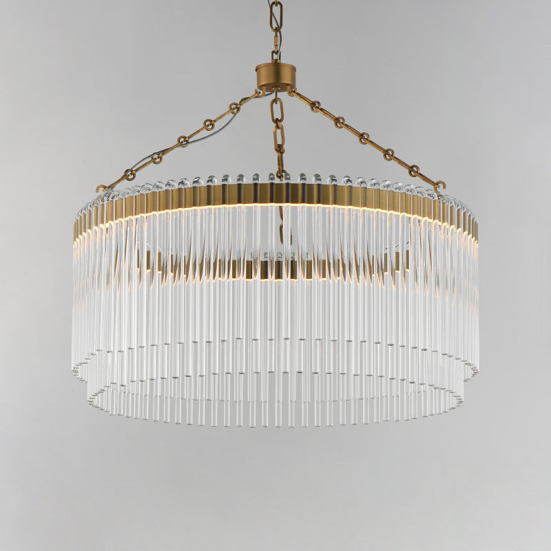 Maxim 38422 Jolie 1-lt 24" LED Pendant, 3CCT Selectable - Natural Aged Brass