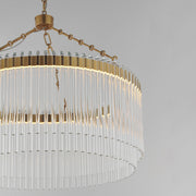 Maxim 38422 Jolie 1-lt 24" LED Pendant, 3CCT Selectable - Natural Aged Brass