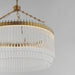 Maxim 38422 Jolie 1-lt 24" LED Pendant, 3CCT Selectable - Natural Aged Brass