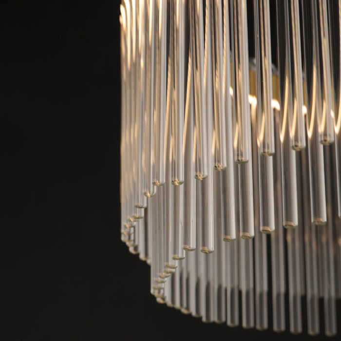 Maxim 38422 Jolie 1-lt 24" LED Pendant, 3CCT Selectable - Natural Aged Brass