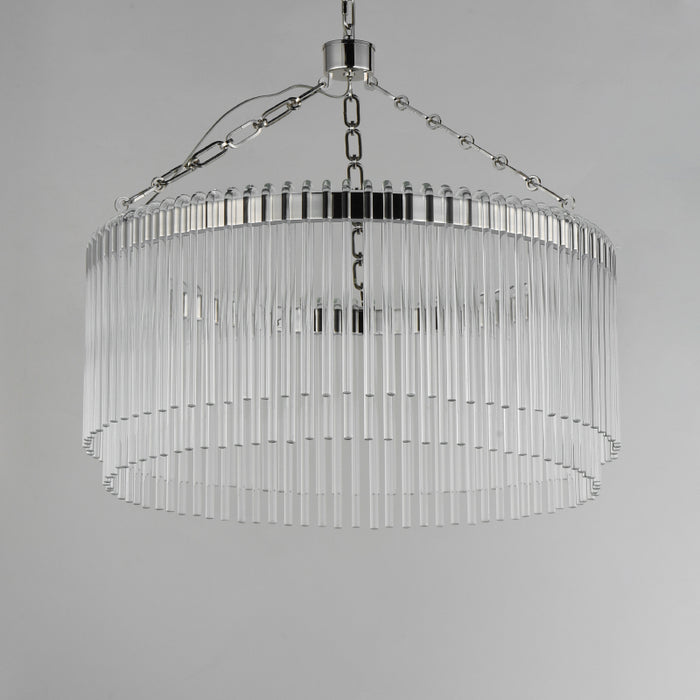 Maxim 38422 Jolie 1-lt 24" LED Pendant, 3CCT Selectable - Polished Nickel