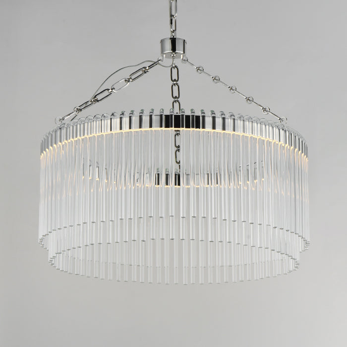 Maxim 38422 Jolie 1-lt 24" LED Pendant, 3CCT Selectable - Polished Nickel