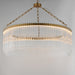 Maxim 38423 Jolie 1-lt 34" LED Pendant, 3CCT Selectable  - Natural Aged Brass