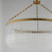 Maxim 38423 Jolie 1-lt 34" LED Pendant, 3CCT Selectable  - Natural Aged Brass