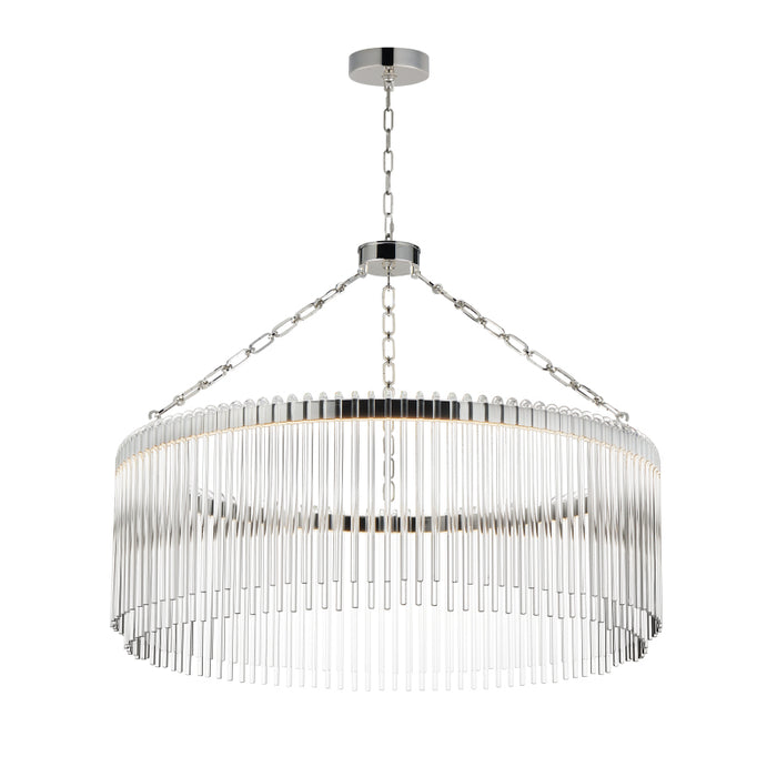 Maxim 38423 Jolie 1-lt 34" LED Pendant, 3CCT Selectable - Polished Nickel