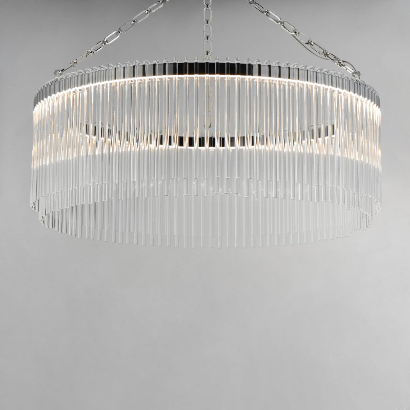 Maxim 38423 Jolie 1-lt 34" LED Pendant, 3CCT Selectable - Polished Nickel