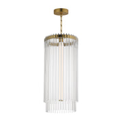 Maxim 38426 Jolie 1-lt 14" LED Pendant, 3CCT Selectable - Natural Aged Brass
