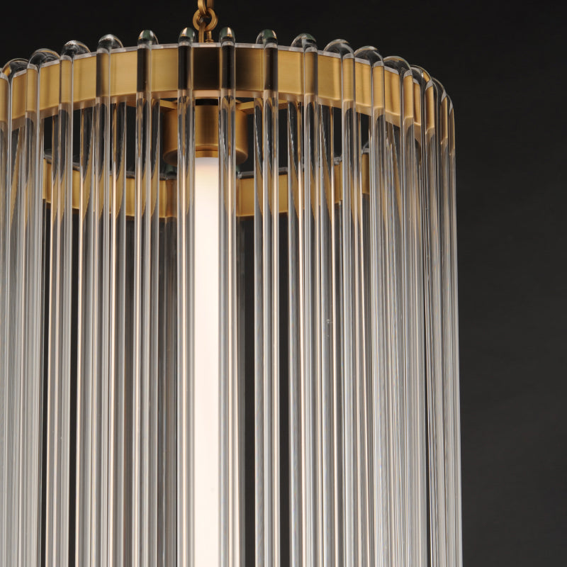 Maxim 38426 Jolie 1-lt 14" LED Pendant, 3CCT Selectable - Natural Aged Brass