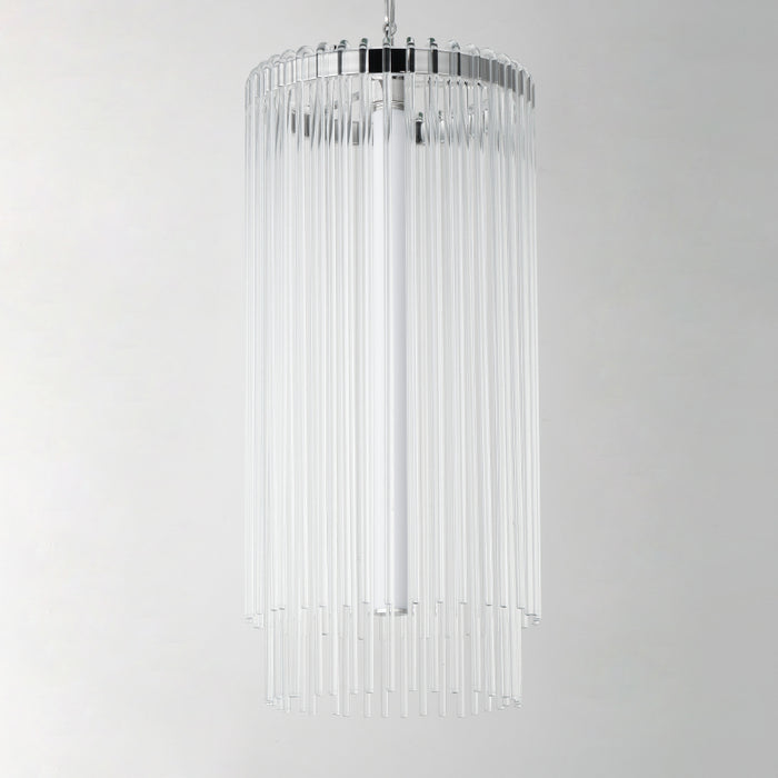 Maxim 38426 Jolie 1-lt 14" LED Pendant, 3CCT Selectable - Polished Nickel