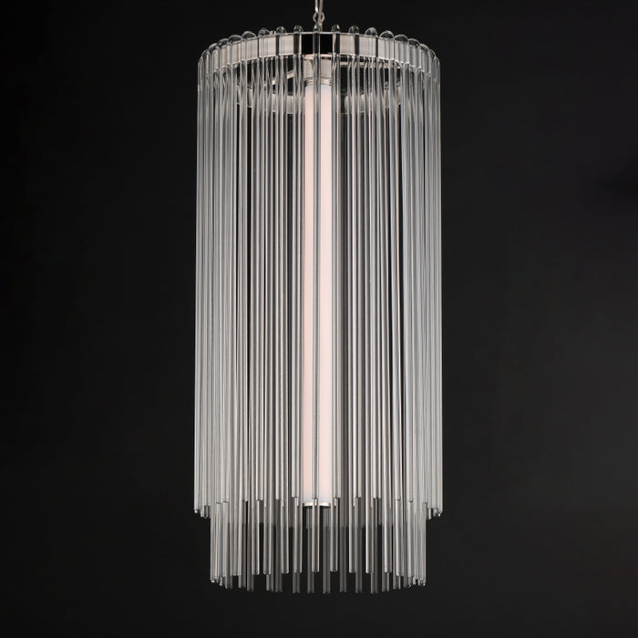 Maxim 38426 Jolie 1-lt 14" LED Pendant, 3CCT Selectable - Polished Nickel