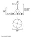 Maxim 38446 Duchess 8-lt 36" LED Chandelier