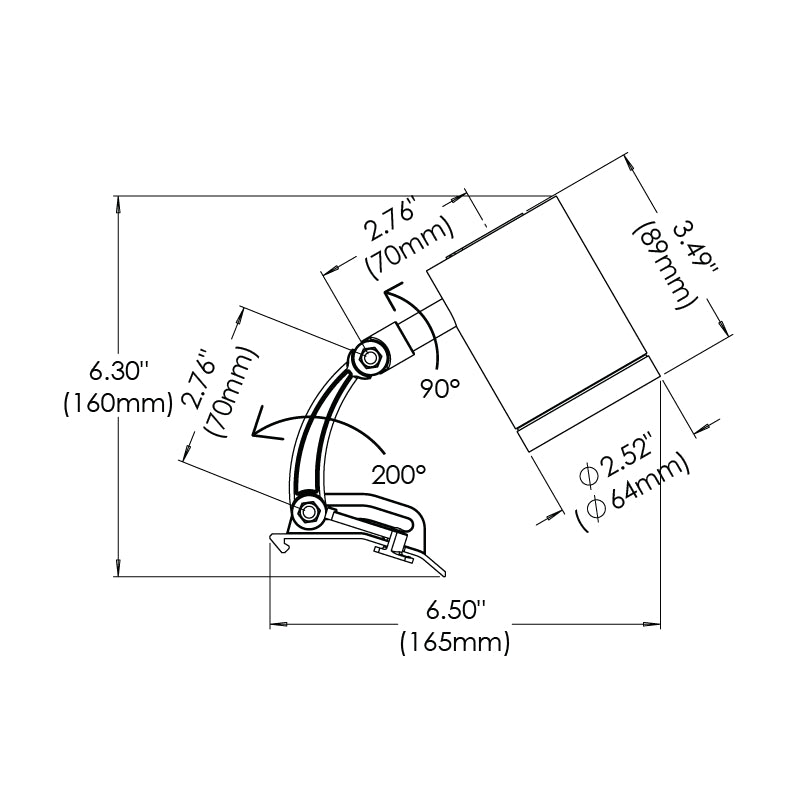 Eurofase 38656 15W LED Subtrackt Head