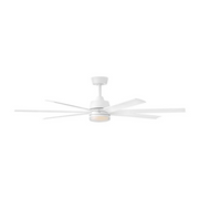 Hinkley 910656 Current 56" Smart Ceiling Fan with LED Light Kit - Matte White