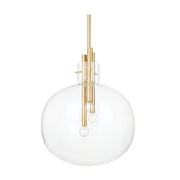 Hudson Valley 3918 Hempstead 3-lt 18" Pendant-Aged Brass