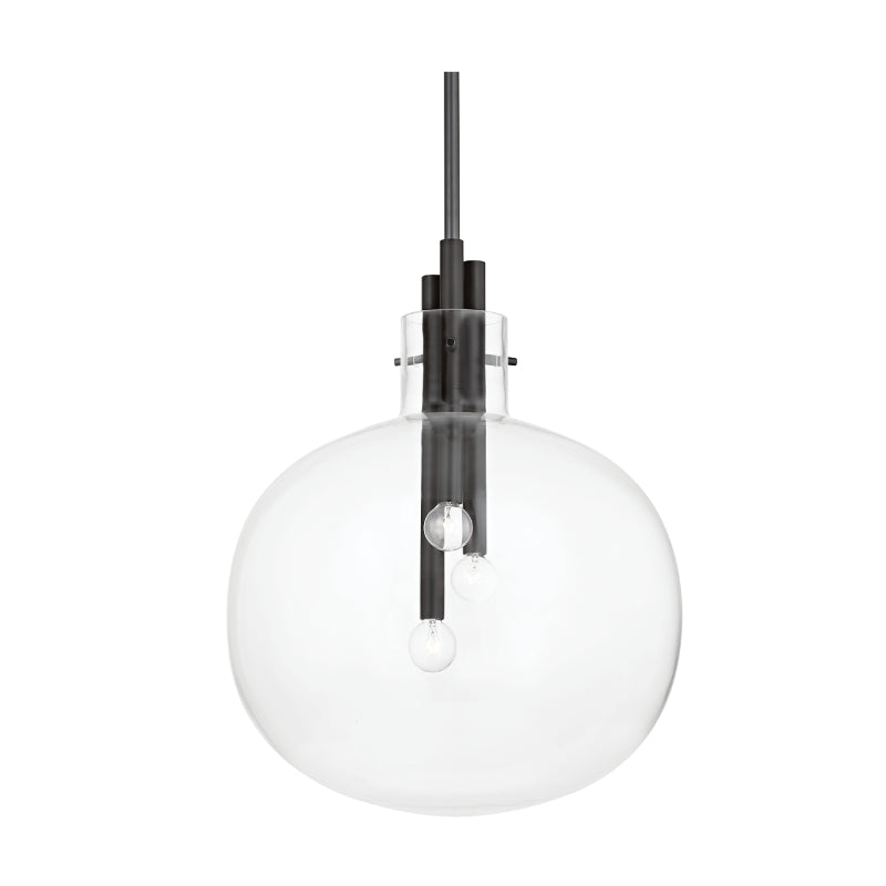 Hudson Valley 3918 Hempstead 3-lt 18" Pendant-Black Bronze