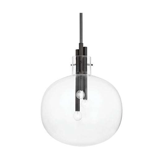 Hudson Valley 3918 Hempstead 3-lt 18" Pendant-Black Brass