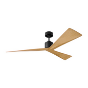 Monte Carlo Adler 60" Ceiling Fan - Midnight Black with Dark Walnut