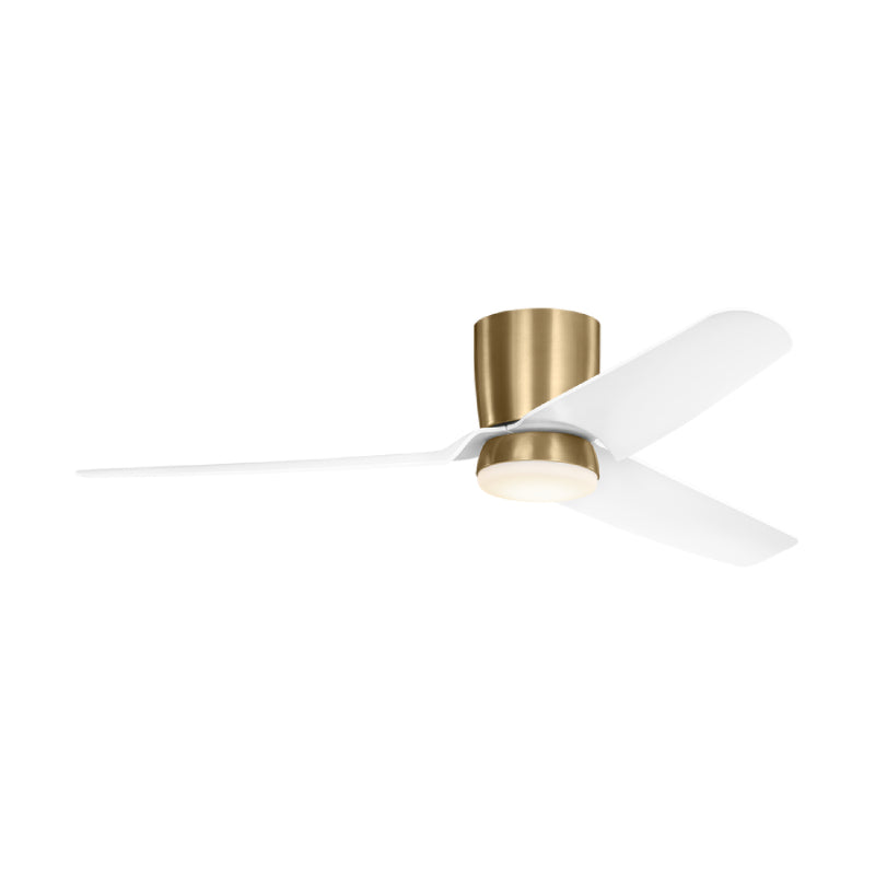 Visual Comfort 3CGHR56 Colgin 56" Ceiling Fan with LED Light Kit - Satin Brass