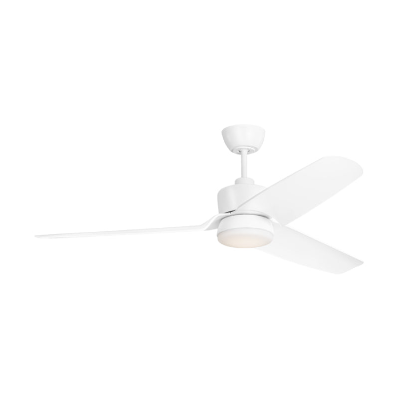 Visual Comfort 3CGR56 Colgin 56" Ceiling Fan with LED Light Kit - Matte White