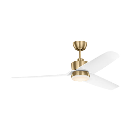 Visual Comfort 3CGR56 Colgin 56" Ceiling Fan with LED Light Kit - Satin Brass