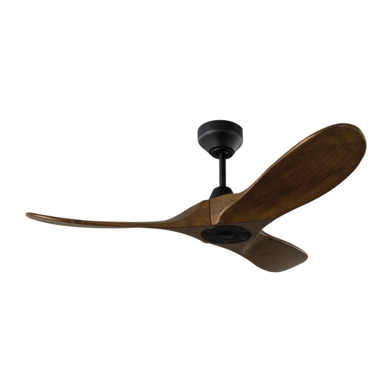 Visual Comfort 3MAVSM44 Maverick Smart 44" Ceiling Fan - Midnight Black/Dark Walnut