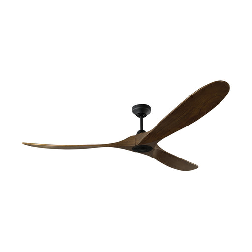 Visual Comfort 3MAVSM70 Maverick Smart 70" Ceiling Fan - Midnight Black with Dark Walnut Blades