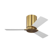 Visual Comfort 3RZHR32 Rozzen 32" Hugger Ceiling Fan - Burnished Brass