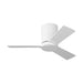 Visual Comfort 3RZHR32 Rozzen 32" Hugger Ceiling Fan - Matte White