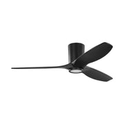 Visual Comfort 3SYRHSM52 Seyra Smart 52" Hugger Ceiling Fan with LED Light Kit-Midnight Black