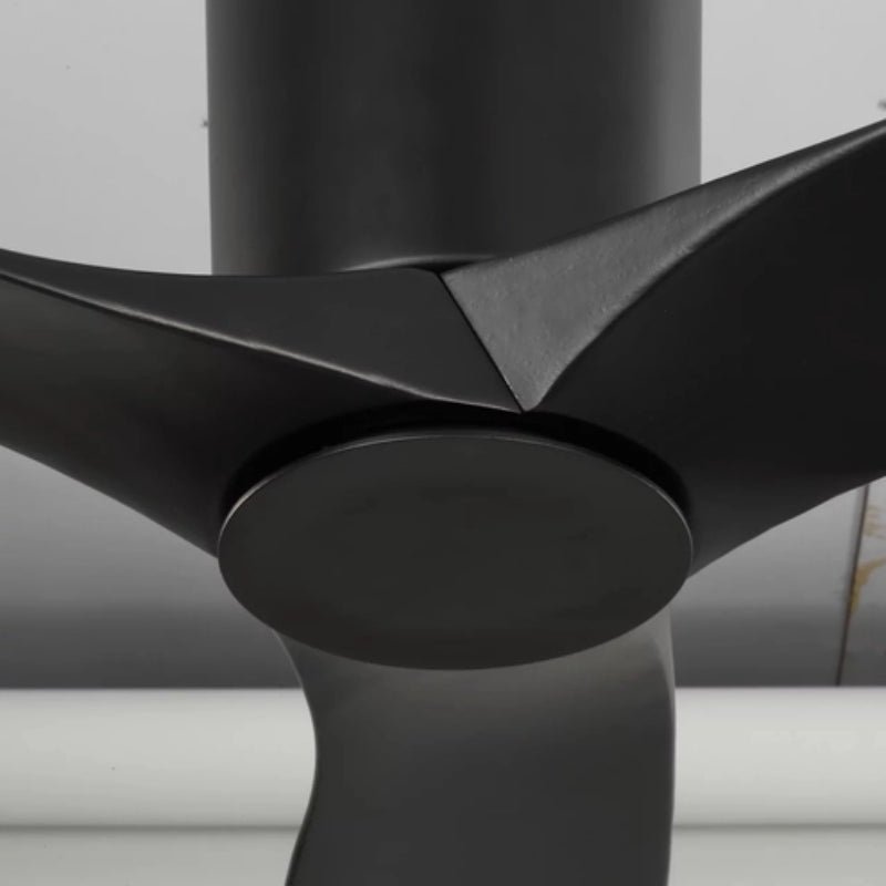 Visual Comfort 3SYRHSM52 Seyra Smart 52" Hugger Ceiling Fan with LED Light Kit-Midnight Black