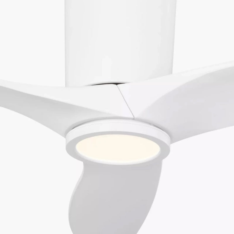 Visual Comfort 3SYRHSM52 Seyra Smart 52" Hugger Ceiling Fan with LED Light Kit-Matte White