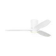Visual Comfort 3SYRHSM52 Seyra Smart 52" Hugger Ceiling Fan with LED Light Kit-Matte White