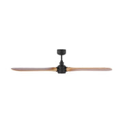 Visual Comfort 3VALSM60 Valiant Smart 60" Ceiling Fan-Matte Black with Natural Honey Blades