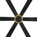 Hinkley 906964 Andros 64" Indoor/Outdoor Smart Ceiling Fan with LED Light Kit - Matte Black