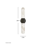 Hinkley 52512 Ibiza 2-lt 24" LED Vanity