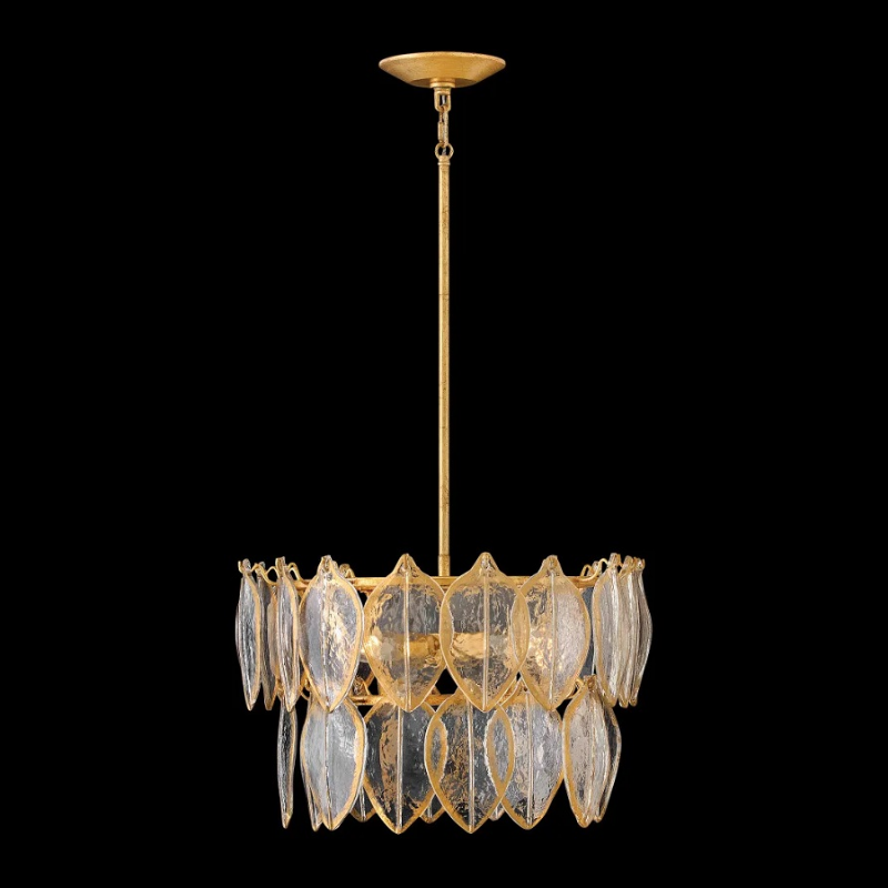 Fredrick Ramond FR32603 Amira 4-lt 19" LED Convertible Semi Flush