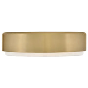 Hinkley 30075 Cedric 3-lt 18" LED Flush Mount - Lacquered Brass