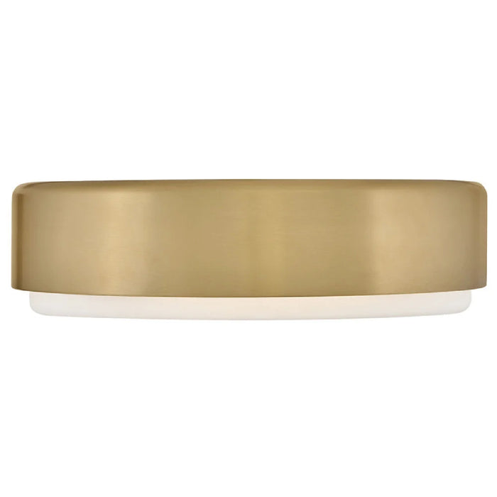 Hinkley 30075 Cedric 3-lt 18" LED Flush Mount - Lacquered Brass