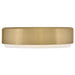 Hinkley 30075 Cedric 3-lt 18" LED Flush Mount - Lacquered Brass
