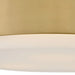 Hinkley 30075 Cedric 3-lt 18" LED Flush Mount - Lacquered Brass