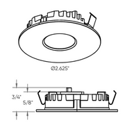 Dals 4001-CC Super-Puck 3" 12V Recessed Superpuck, 5CCT Selectable