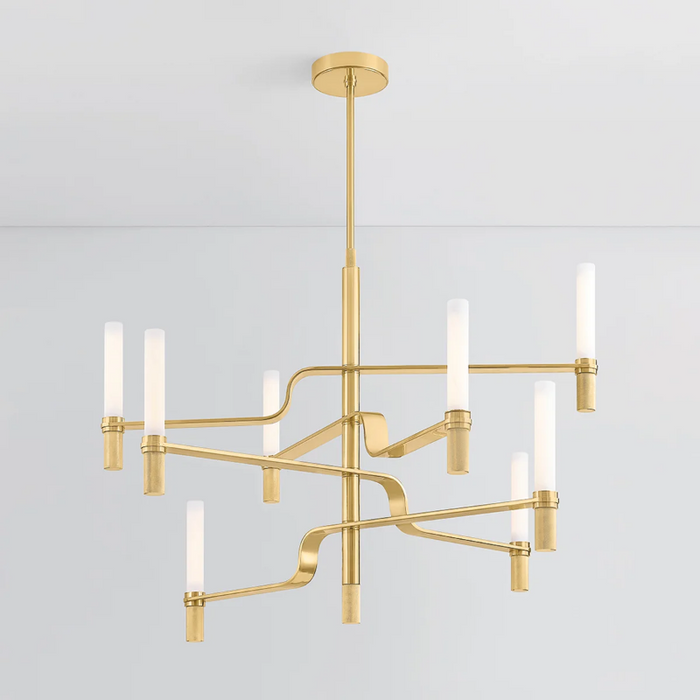 Hudson Valley 4008 Allentown 8-lt 48" LED Chandelier