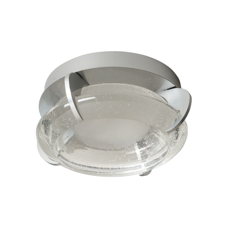 Hubbardton Forge 401213 Lustra 1-lt 12" LED Flush Mount/Wall Sconce - Sterling