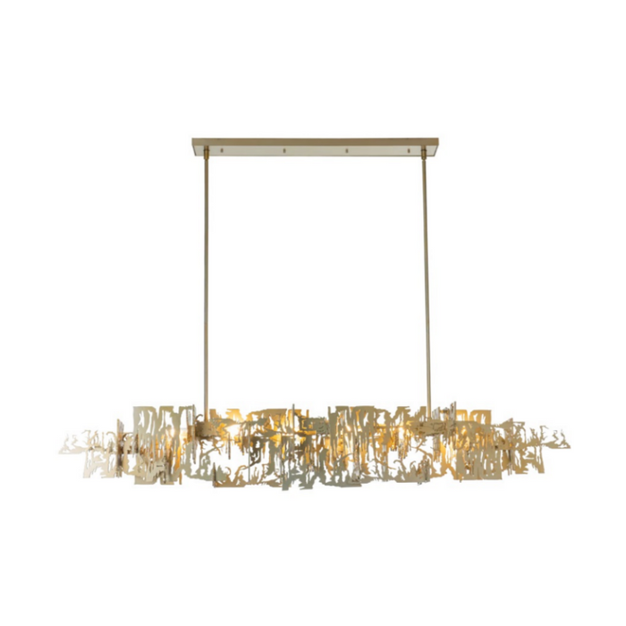 Hubbardton Forge 401311 Brutus 6-lt 63" Pendant - Modern Brass