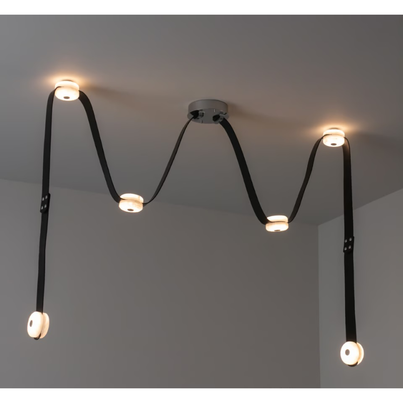 Hubbardton Forge 401315 SNAPS 6-lt 58" LED Pendant