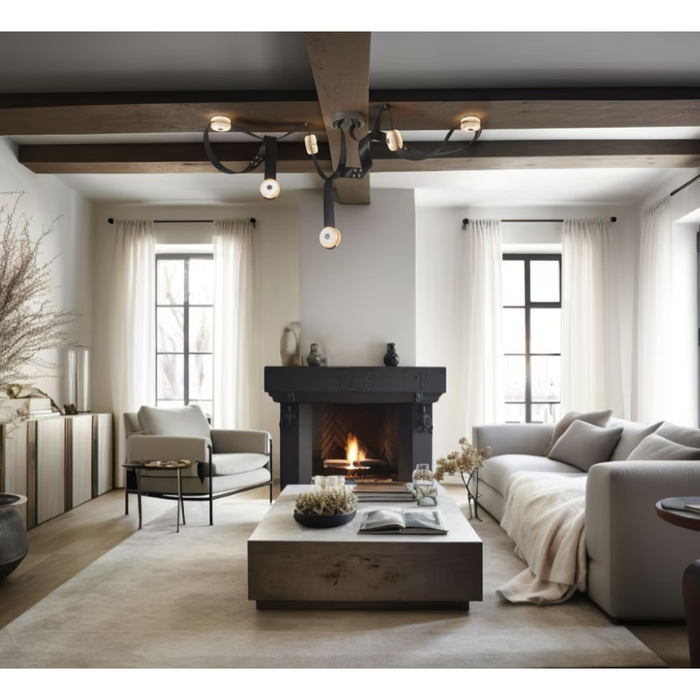 Hubbardton Forge 401315 SNAPS 6-lt 58" LED Pendant