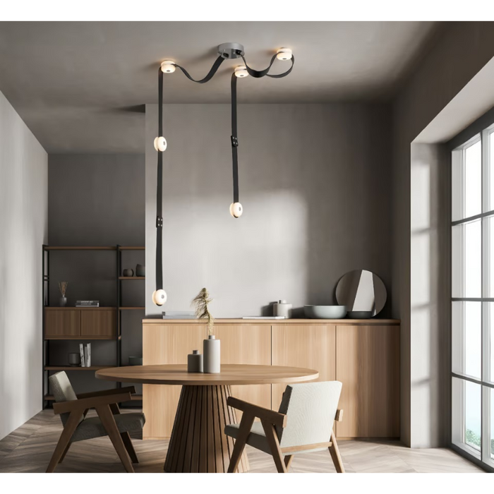 Hubbardton Forge 401315 SNAPS 6-lt 58" LED Pendant